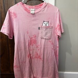 RIPNDIP Lord Nermal Pocket Graphic Print Crew Neck T-Shirt Small Rare Limited